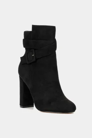 Luella Faux Suede Booties