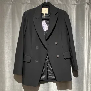 Maje Black Double Breasted Blazer