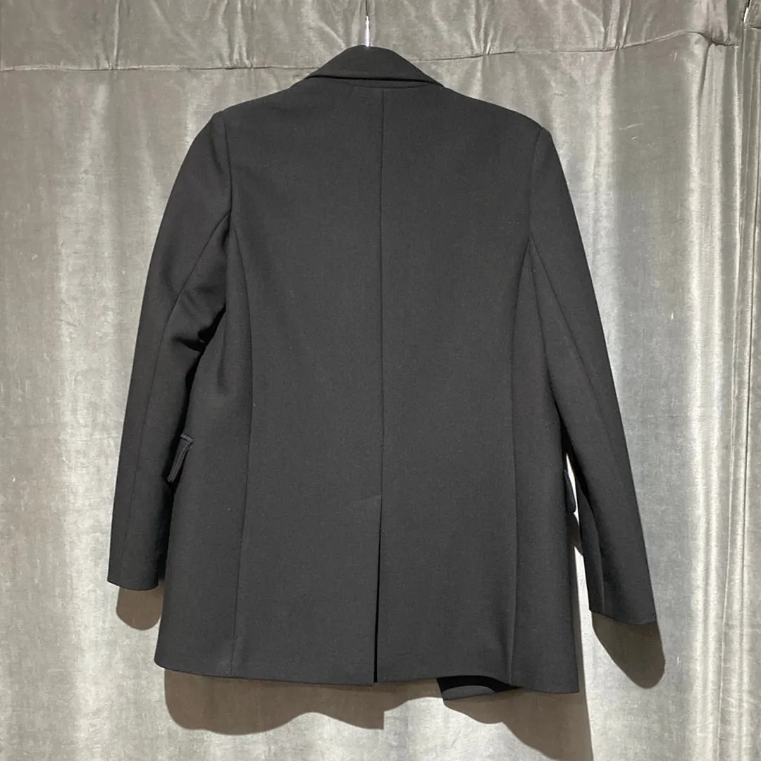 Maje Black Double Breasted Blazer