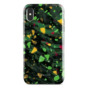 Malachite Terrazzo Gem Custom - iPhone XS Max Case