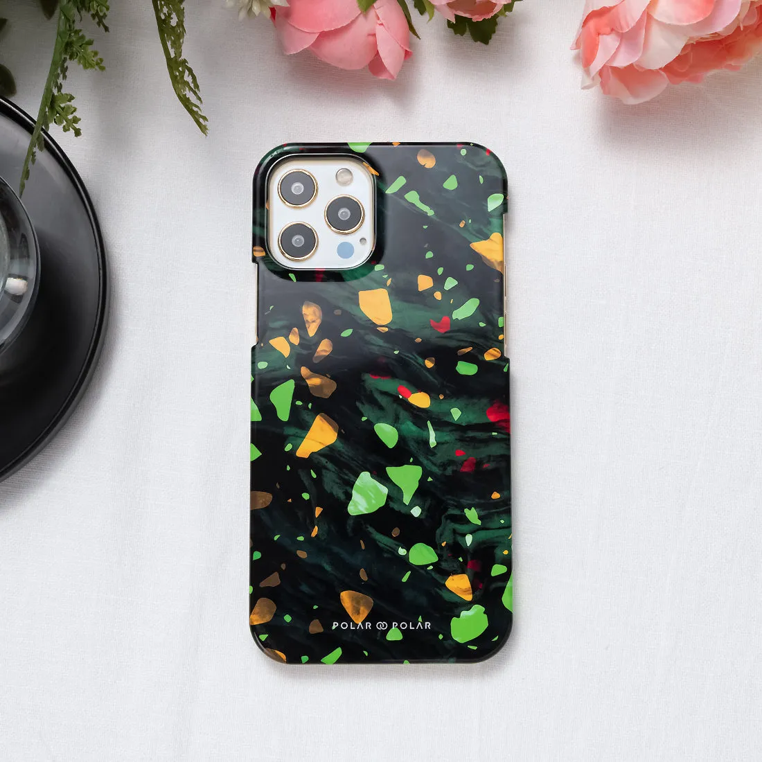 Malachite Terrazzo Gem Custom - Samsung Galaxy S10 Case
