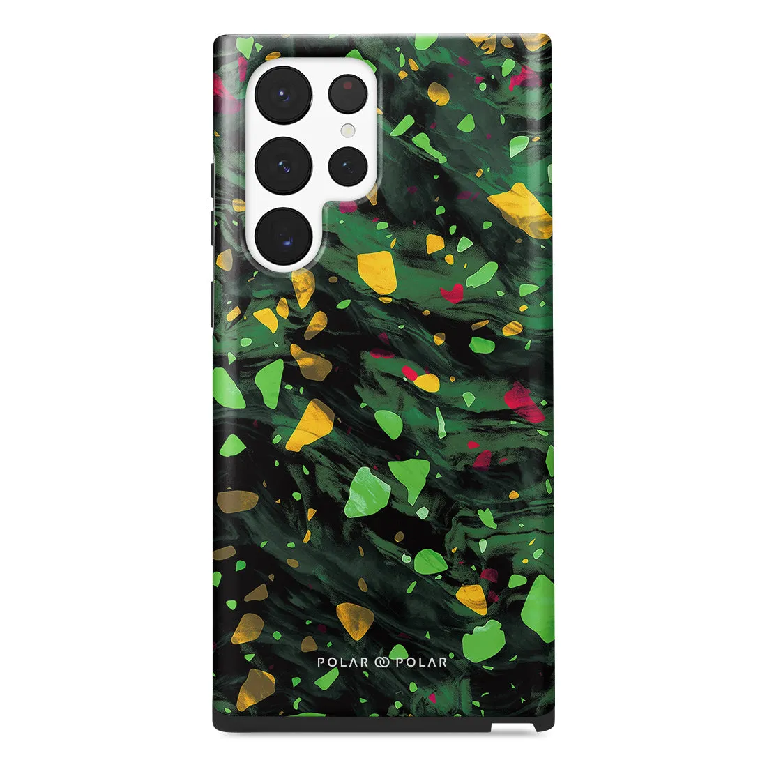Malachite Terrazzo Gem Custom - Samsung Galaxy S22 Ultra 5G Case