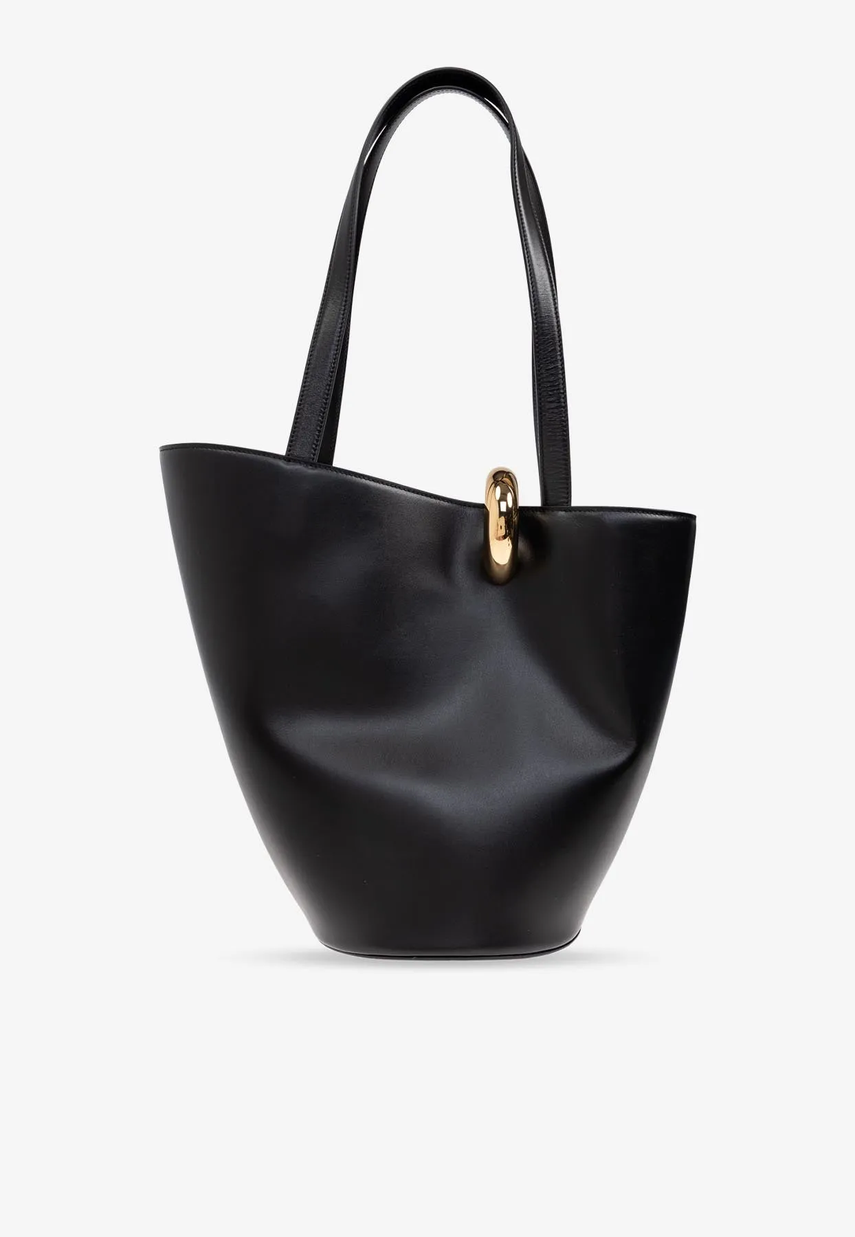 Medium Bambola Leather Bucket Bag