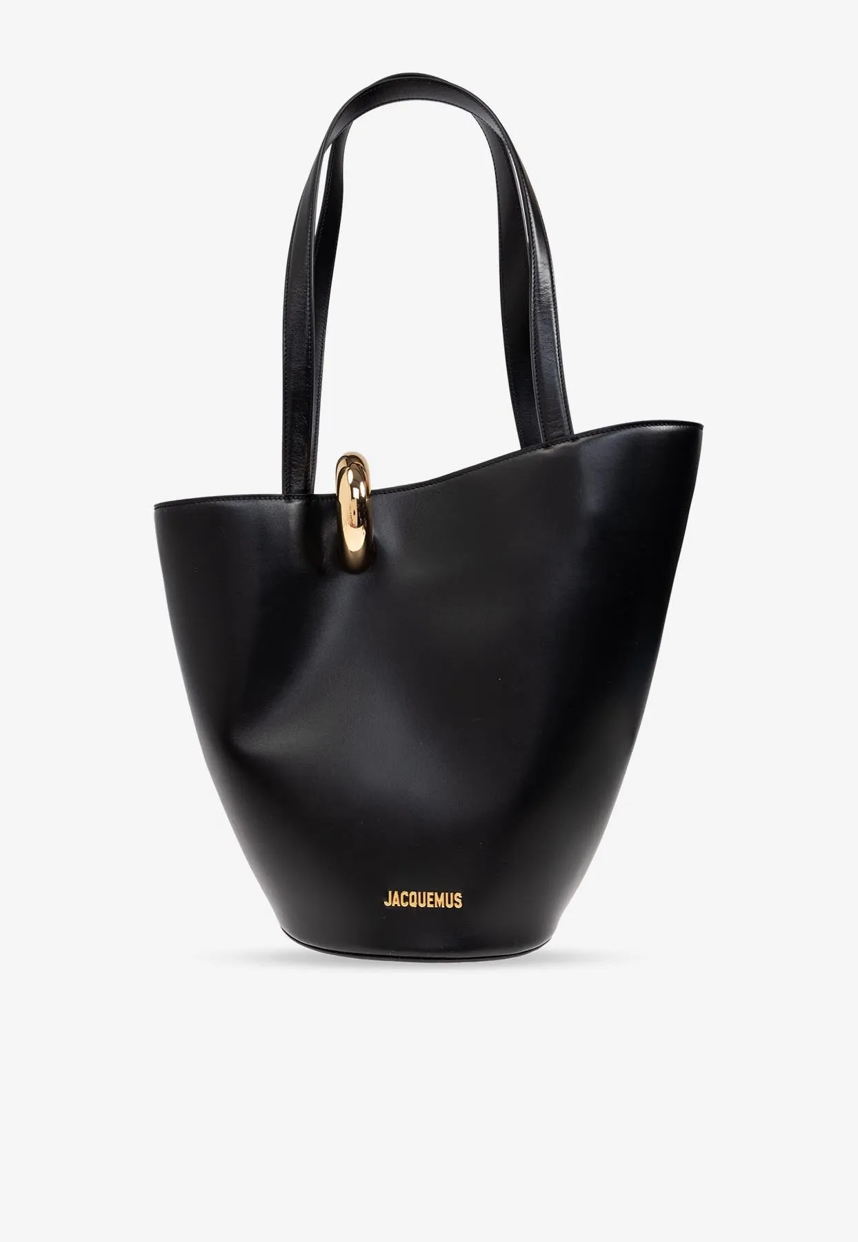 Medium Bambola Leather Bucket Bag
