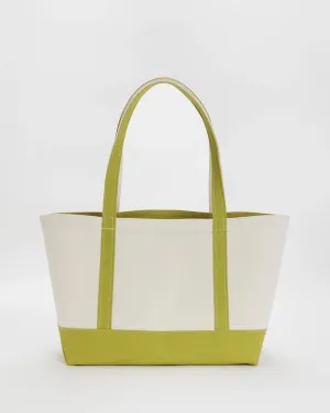 Medium Heavyweight Canvas Tote - Lemongrass