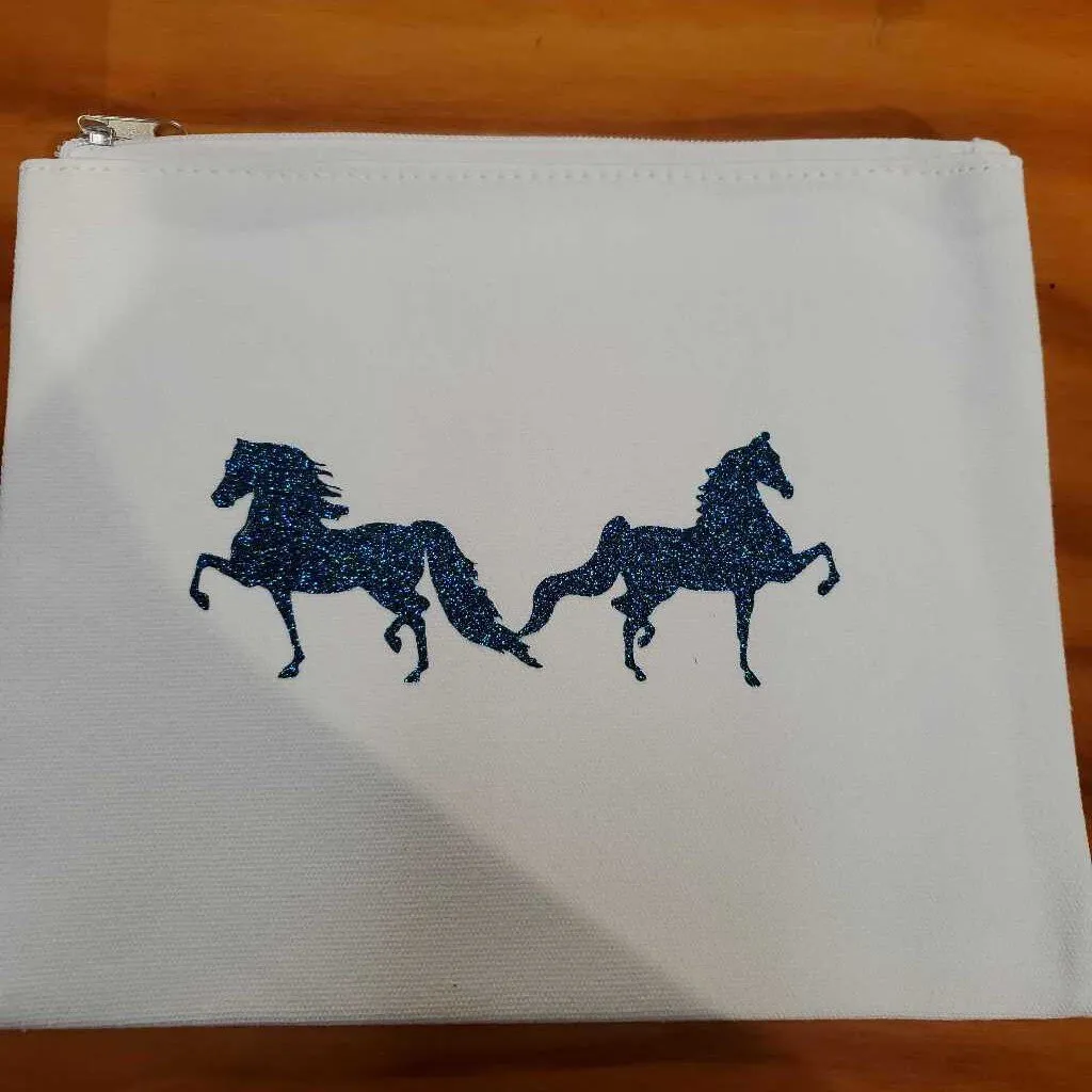 Medium White Zip Bags
