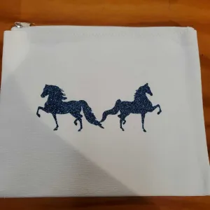 Medium White Zip Bags