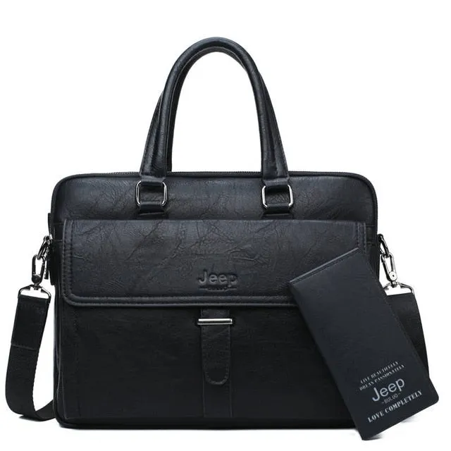 Men Briefcase for 14" Laptop