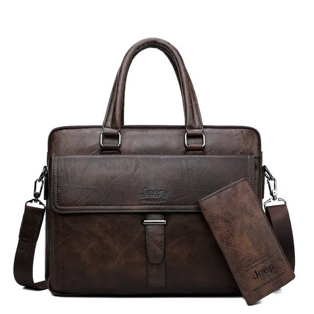 Men Briefcase for 14" Laptop
