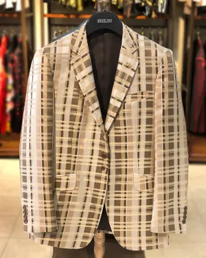 Mens Big and Tall - Mens Sport Coat - Blazer for men - Malibu Beige