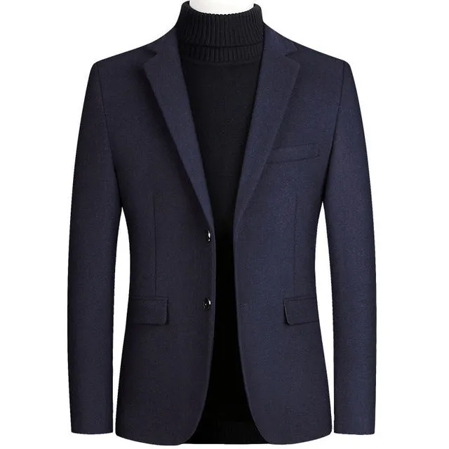Men's Jacket /Men Business Slim Wool Blazers