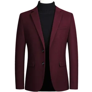 Men's Jacket /Men Business Slim Wool Blazers