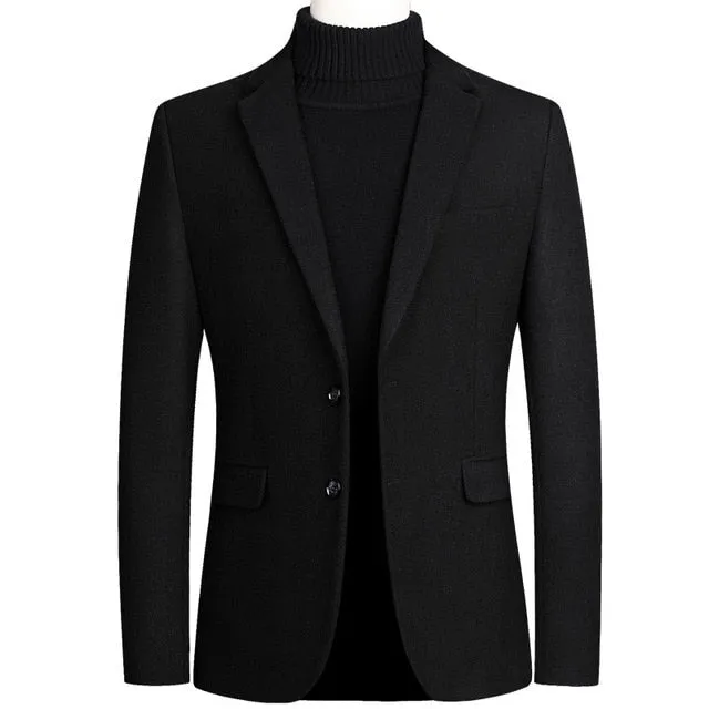 Men's Jacket /Men Business Slim Wool Blazers