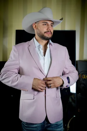 Men’s Retro Rosa Pastel Saco