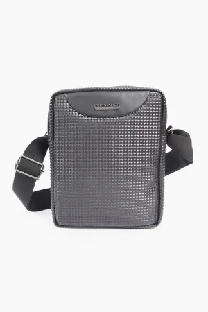 Men's Stylish Cross Body Sling bag for Office (Black)( Black )