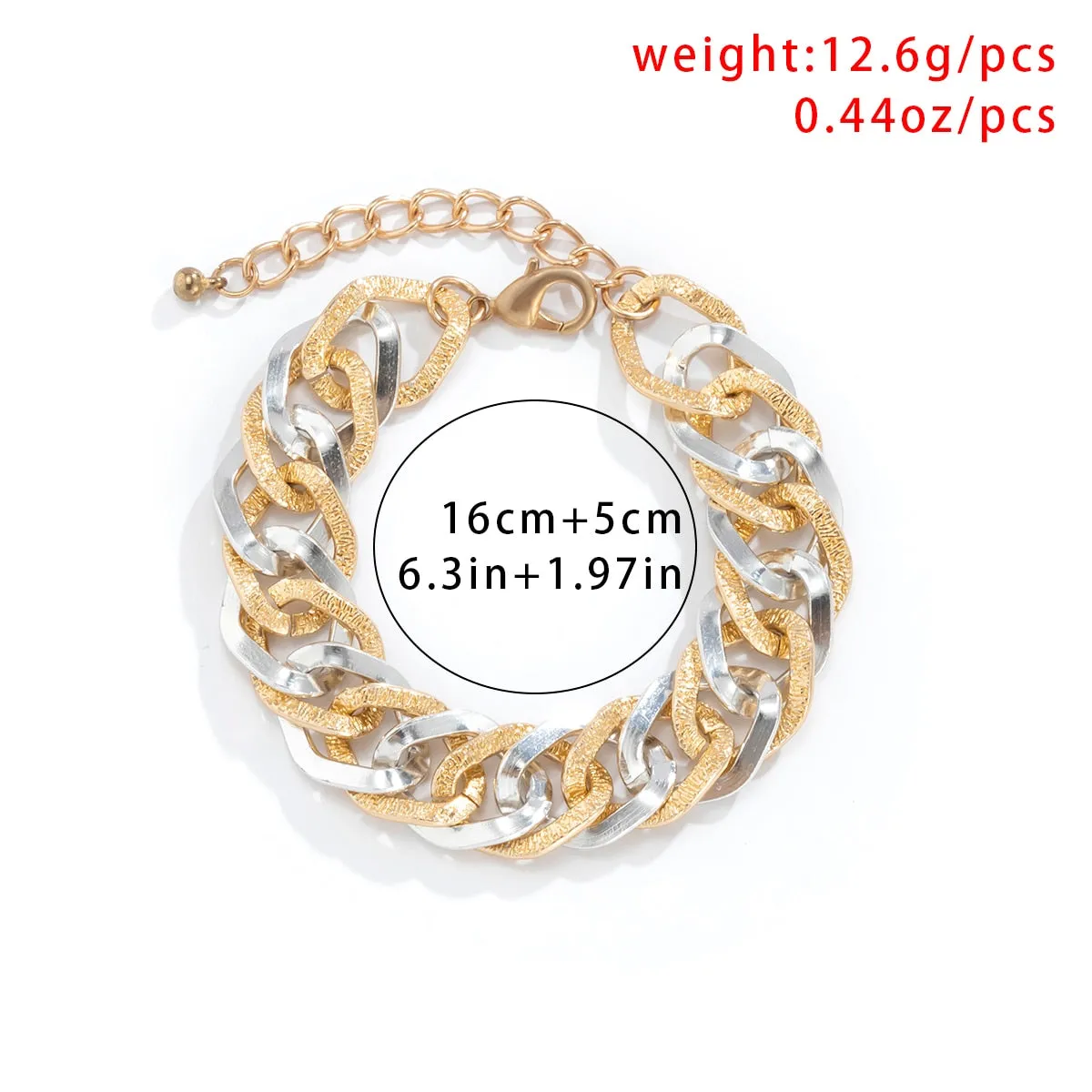Miami Mood Inspired Luxury Gold Plated Bracelet