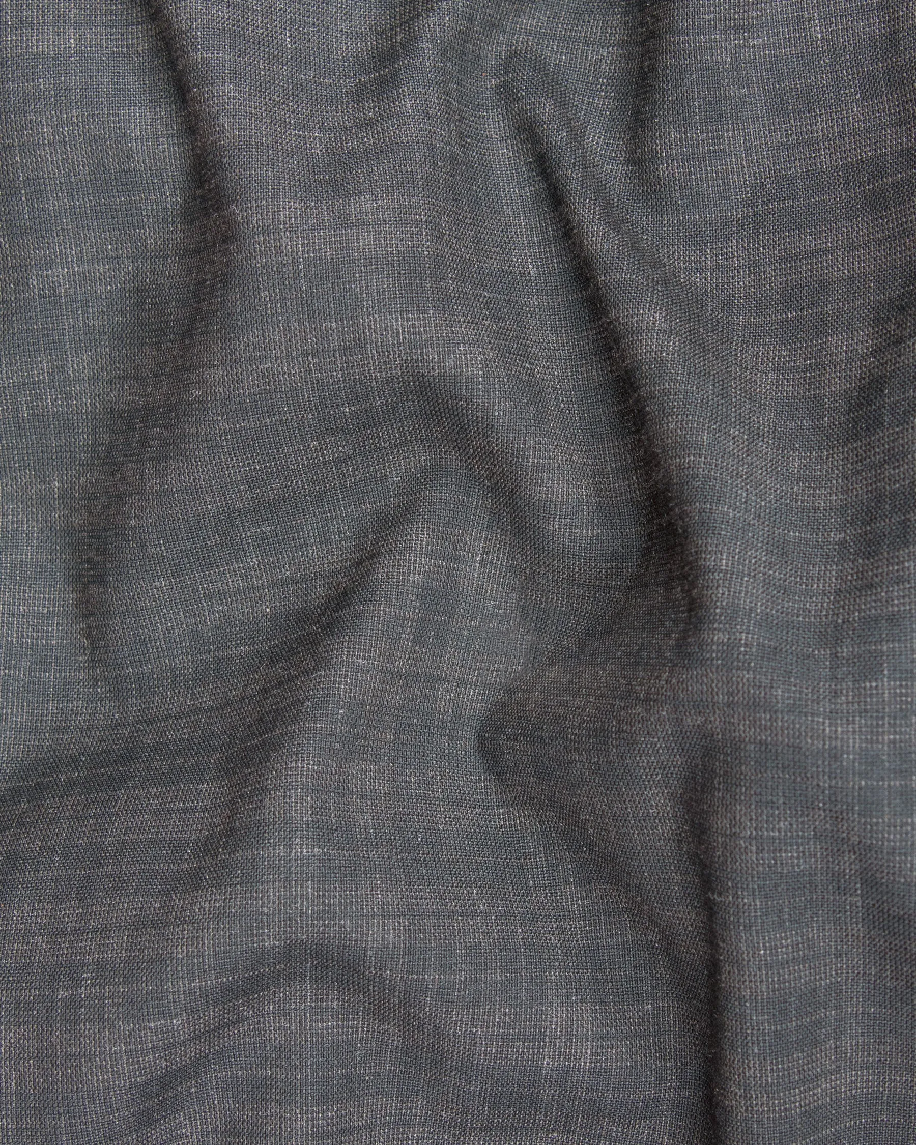 Mid Gray Wool Rich Mandarin/Bandhgala Blazer