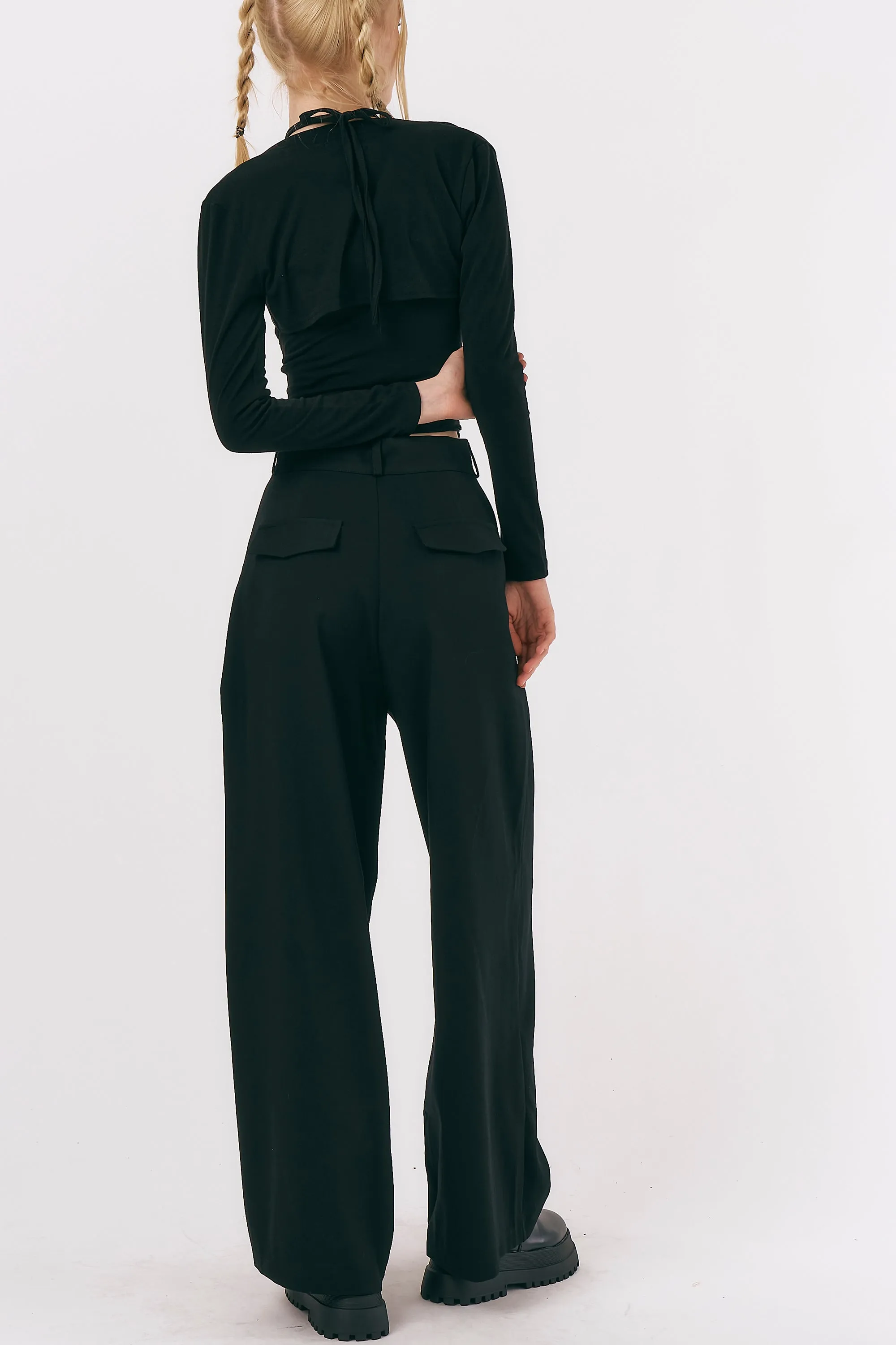 Mindy Ruched Top and Cardi Set