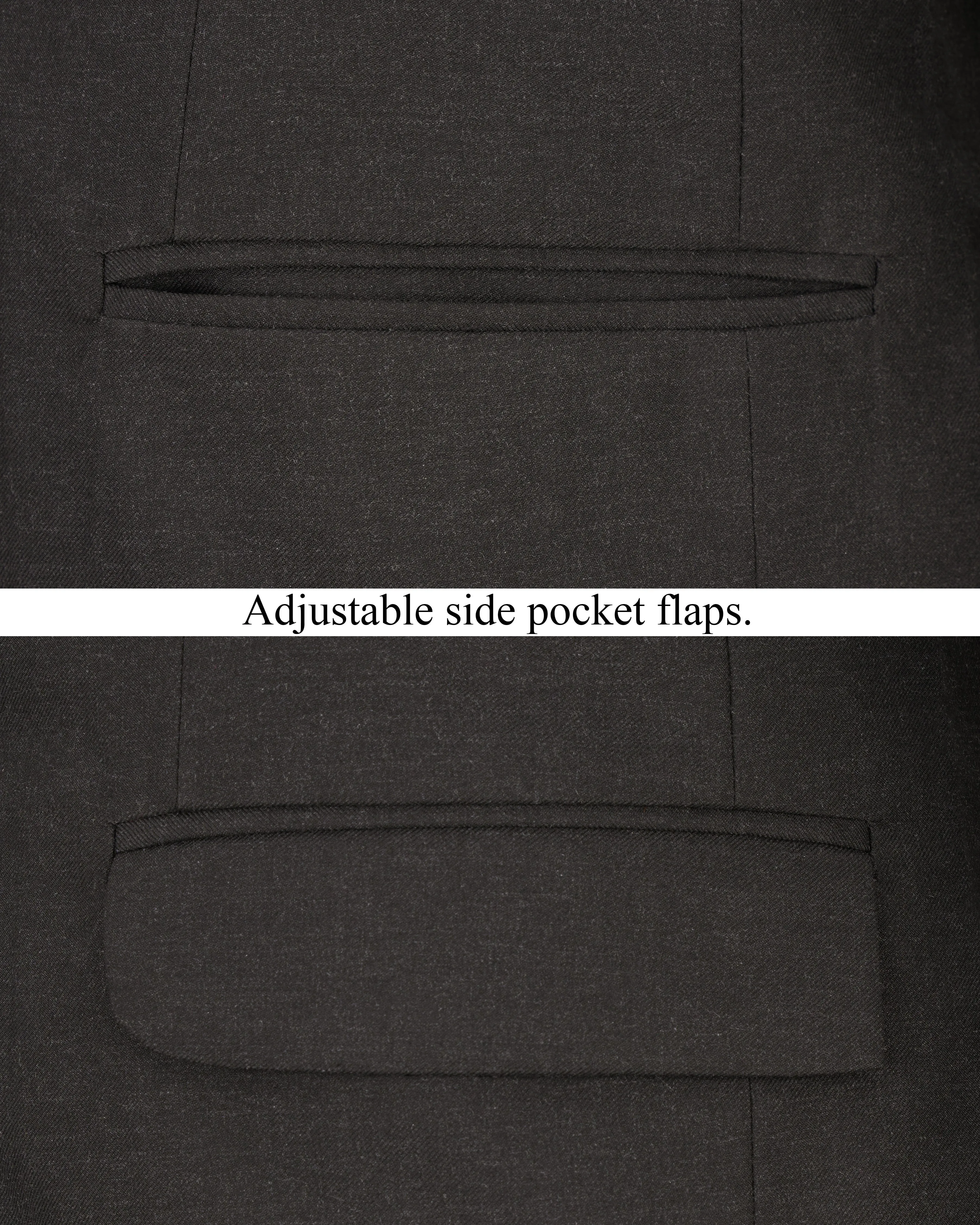 Mine Shaft Gray Wool Rich Designer Blazer