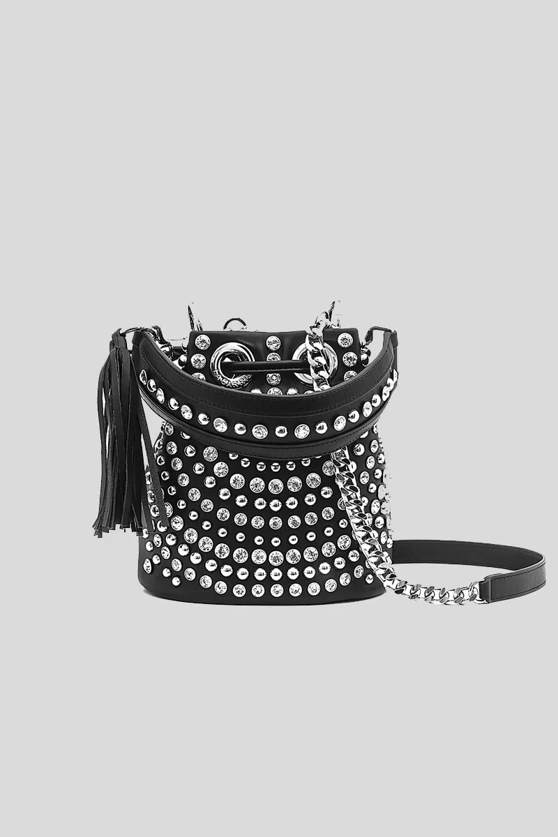 Mirror Bucket Med. Synthtetic - Black Crystal