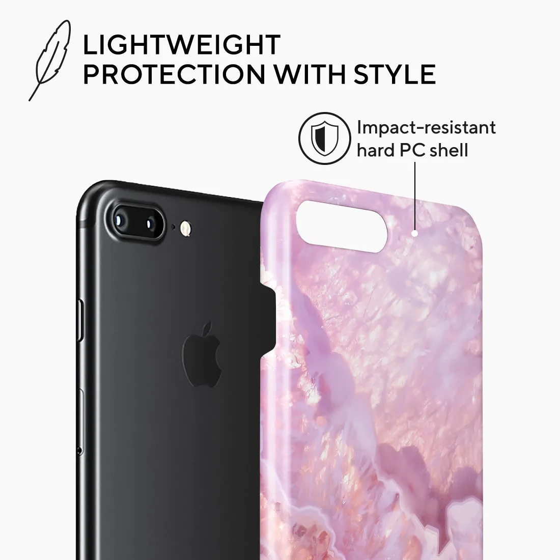 Misty Rose Coral Custom - iPhone 8 Plus/7 Plus Case