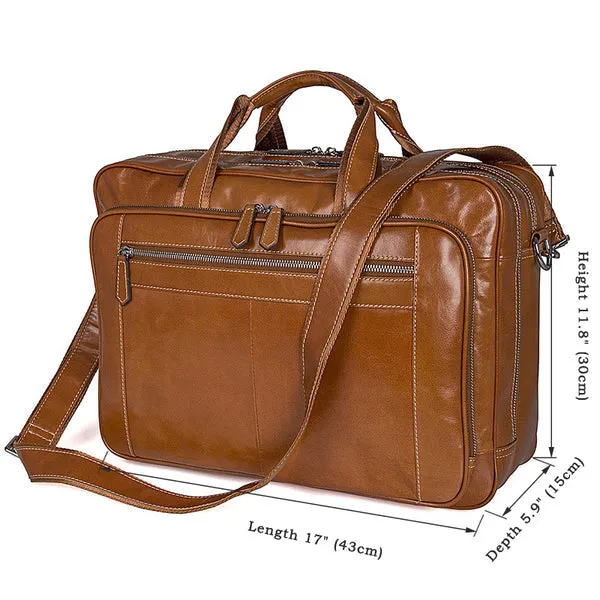 Modern Briefcase Leather Laptop Bags For Men, Best Briefcases For Men
