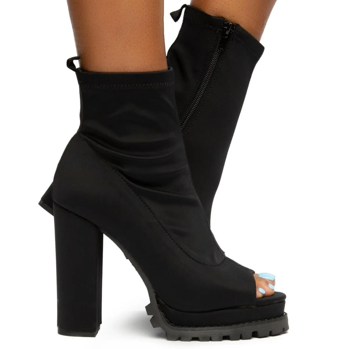 Monclair-21 High Heel Booties