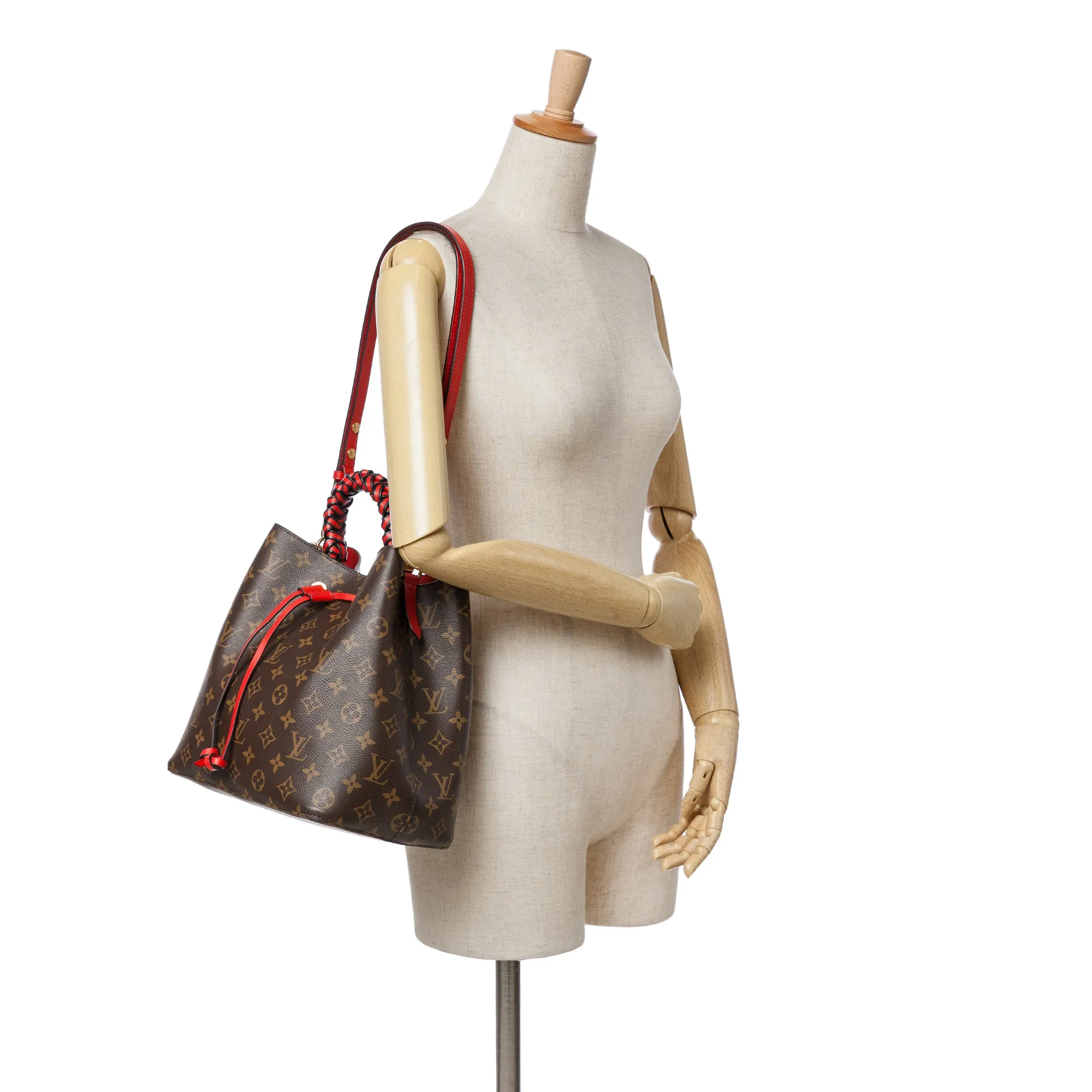 Monogram Braided Neonoe MM