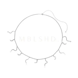 Moon & Stars Belly Chain Silver