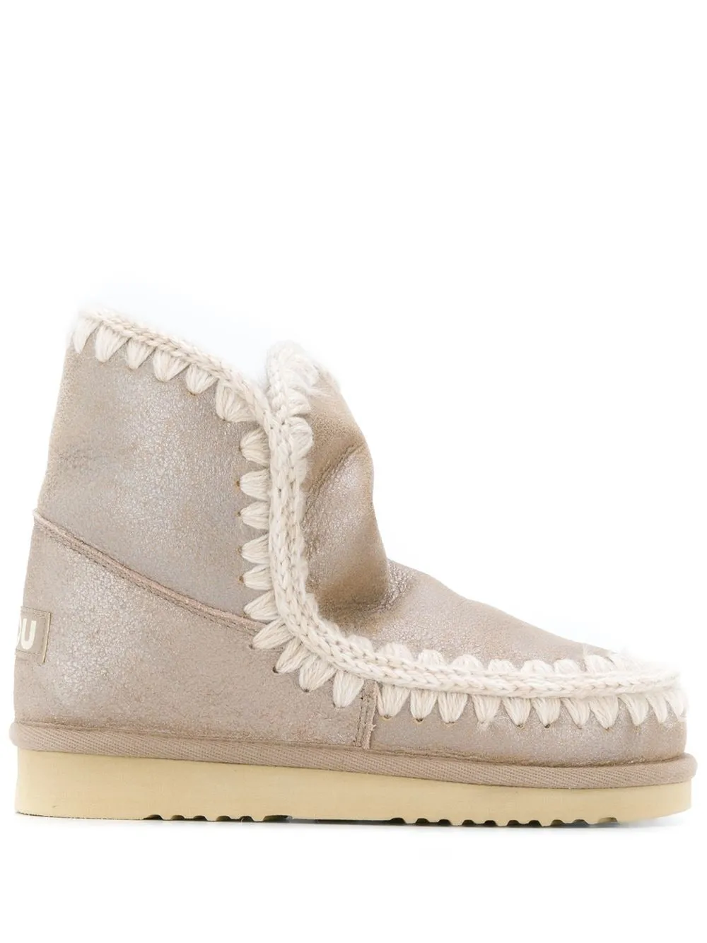 Mou Eskimo 18 Boot in Stone Metallic