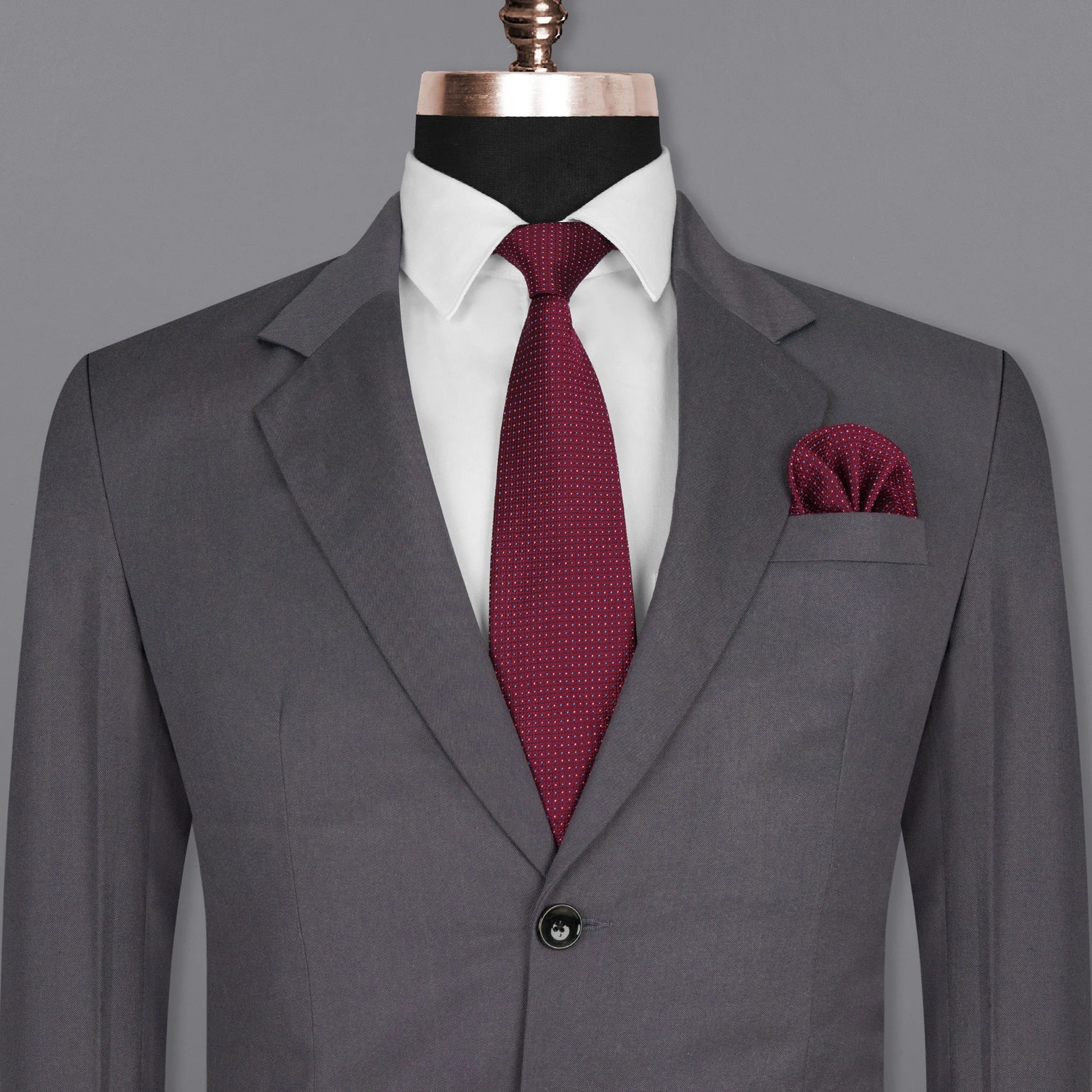 Mulled Grey Wool Rich Blazer
