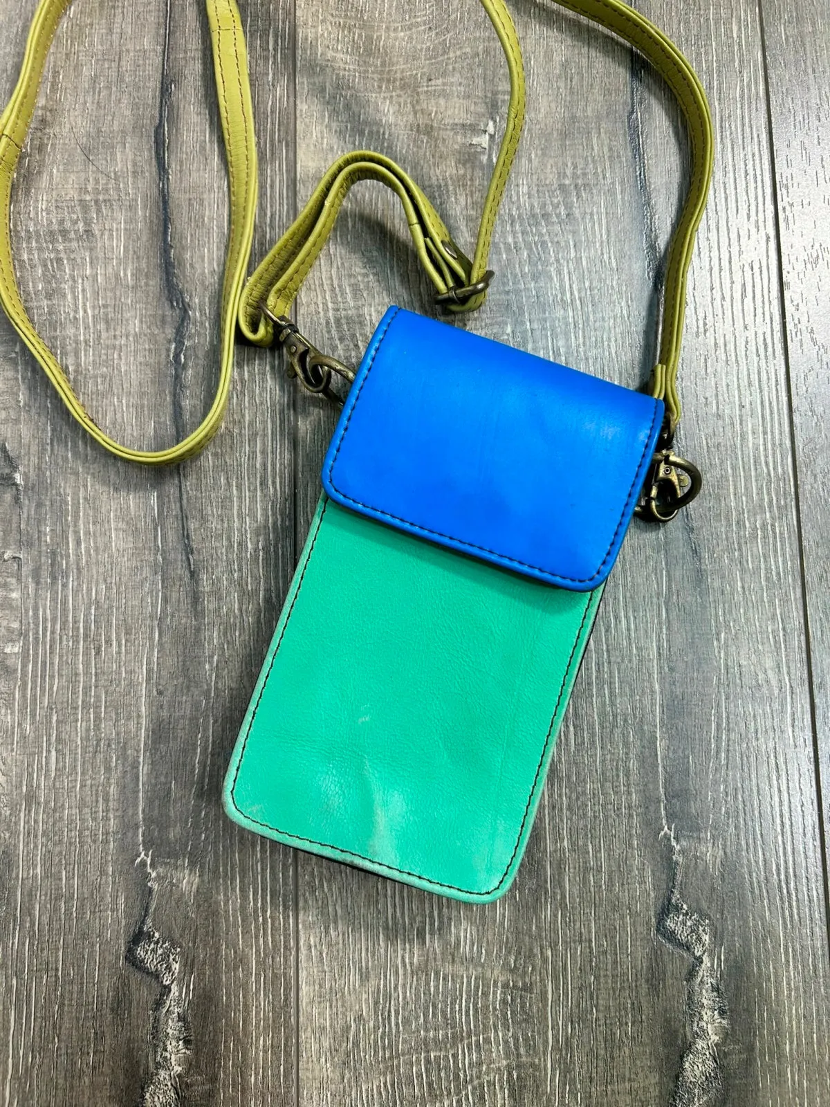 Multi Leather Small Rectangle Bag