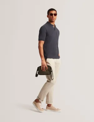 Nesbiit Nylon Tb Script Camera Crossbody Bag Khaki