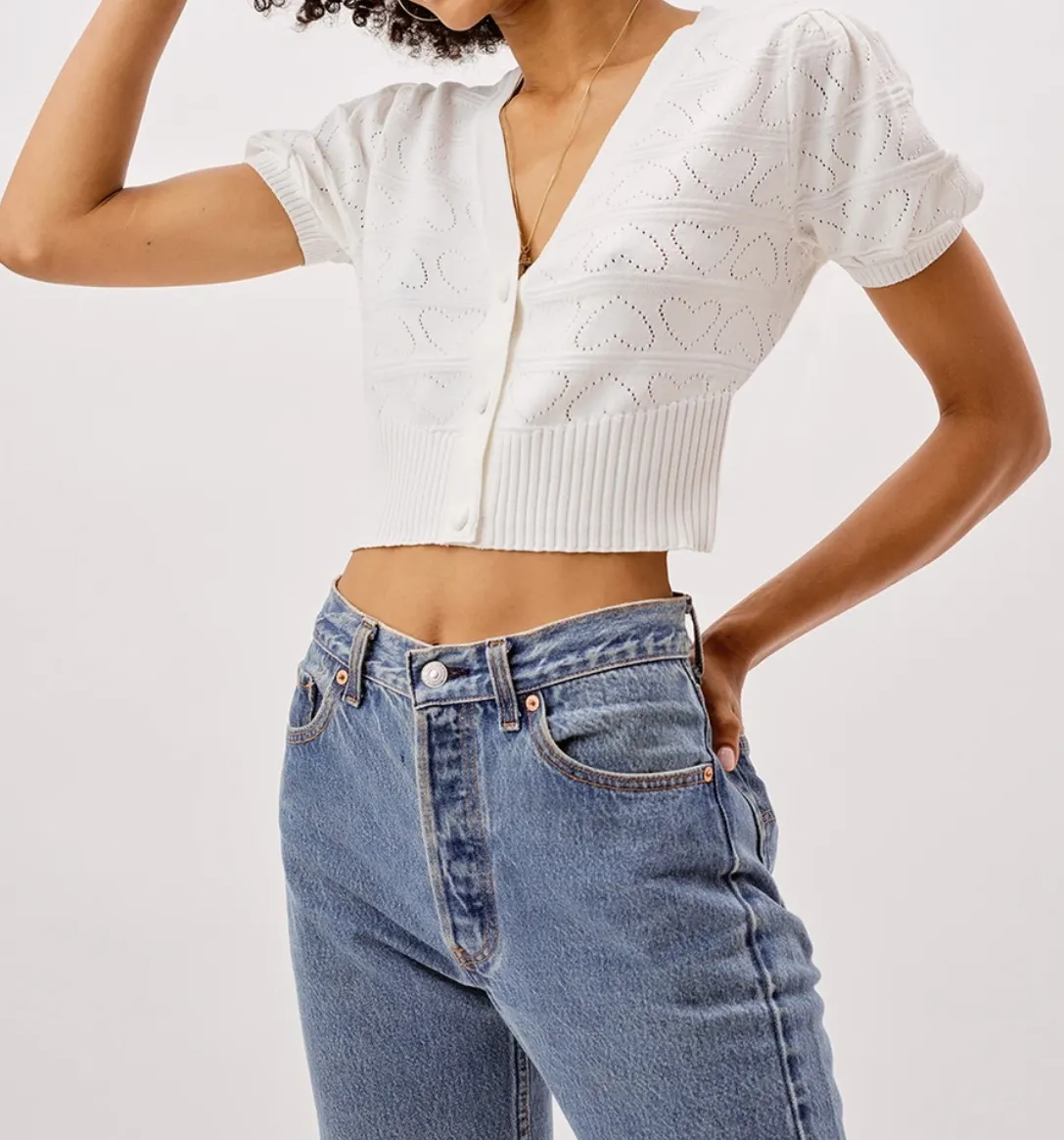 NEVE CROP CARDIGAN