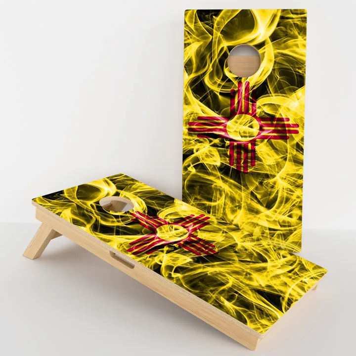 New Mexico Flag Professional Cornhole Boards