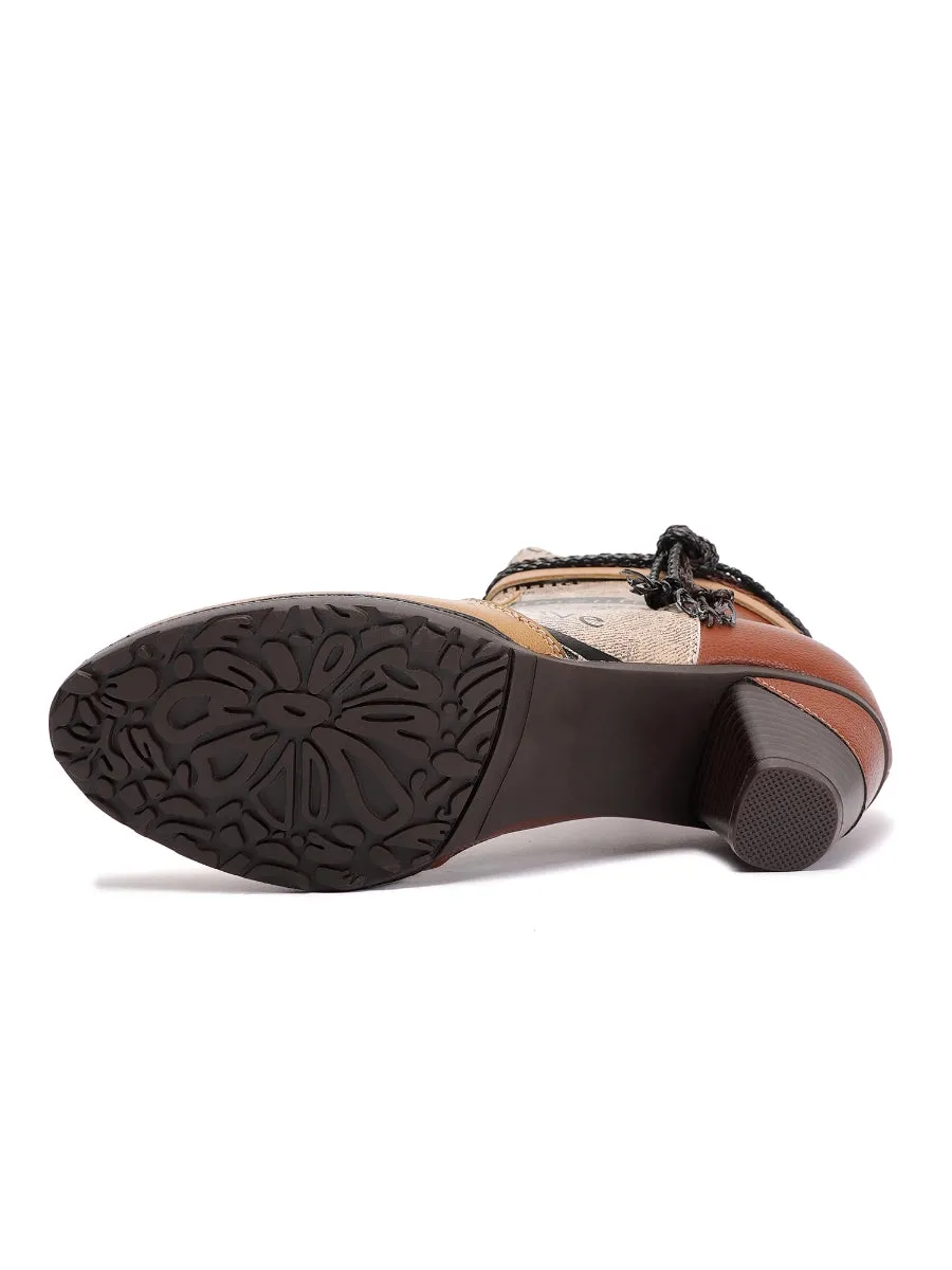 New York News Genuine Leather Ankle Boots