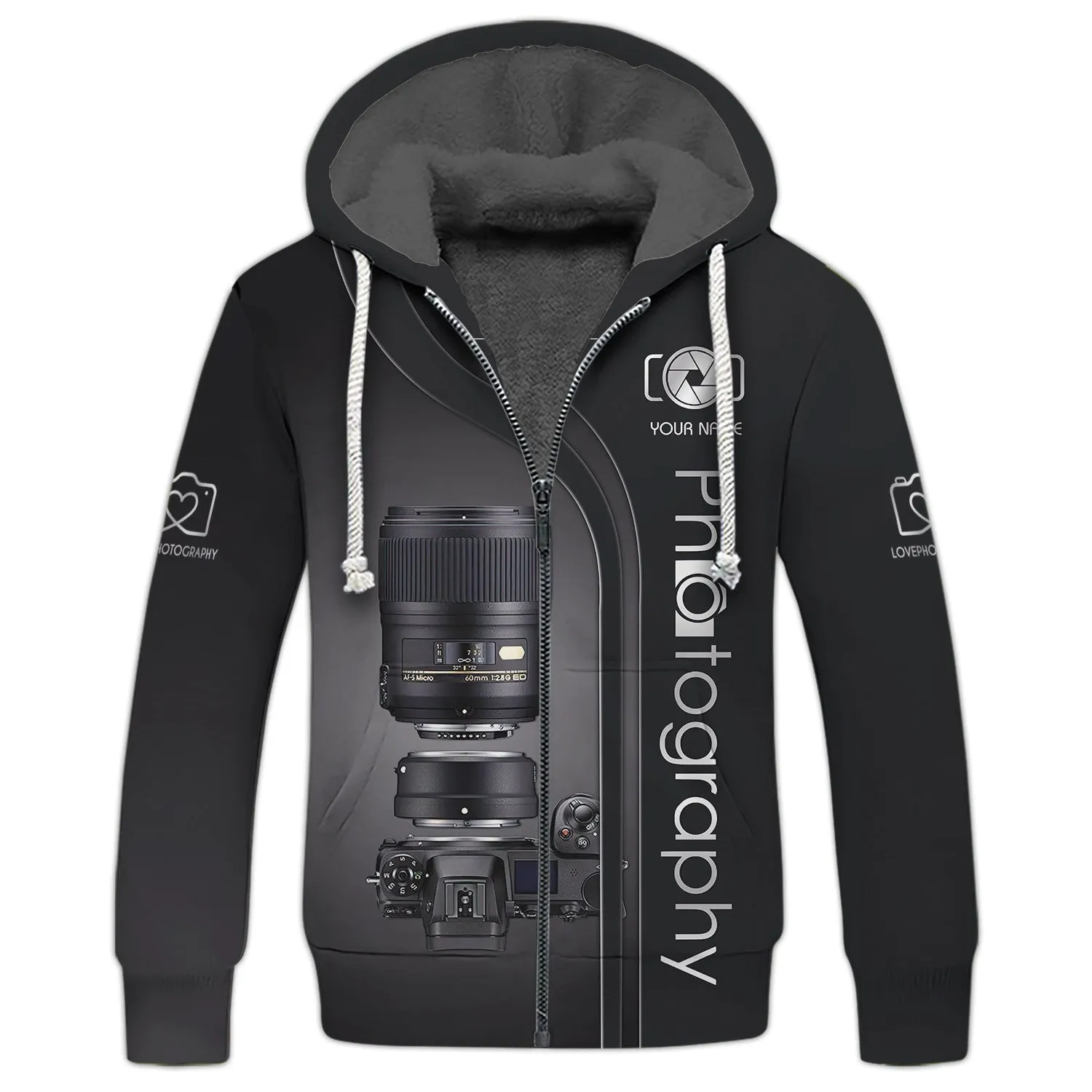 NK Camera 3D Shirts Photography Tshirt Custom Photographer Shirts