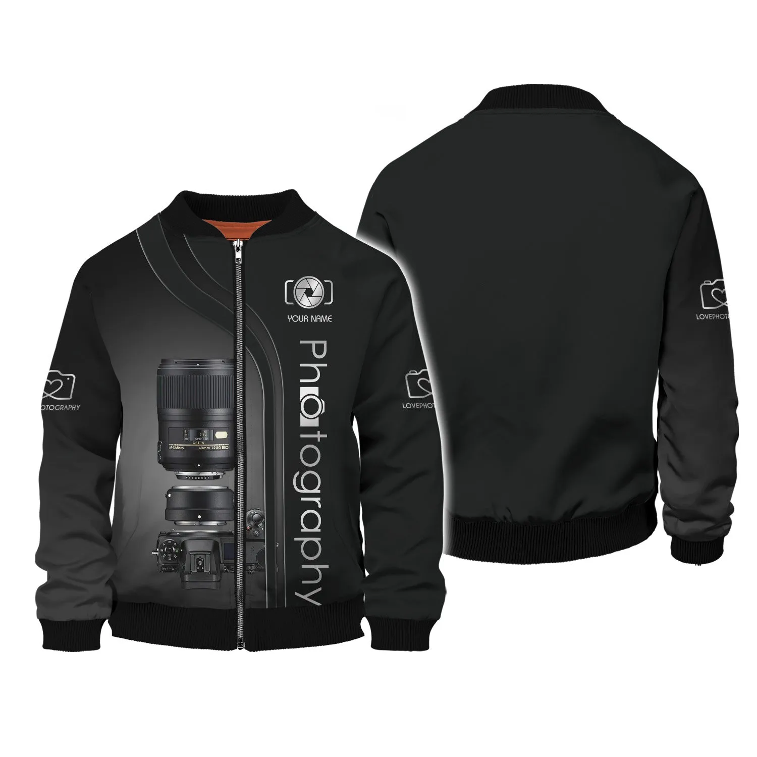 NK Camera 3D Shirts Photography Tshirt Custom Photographer Shirts
