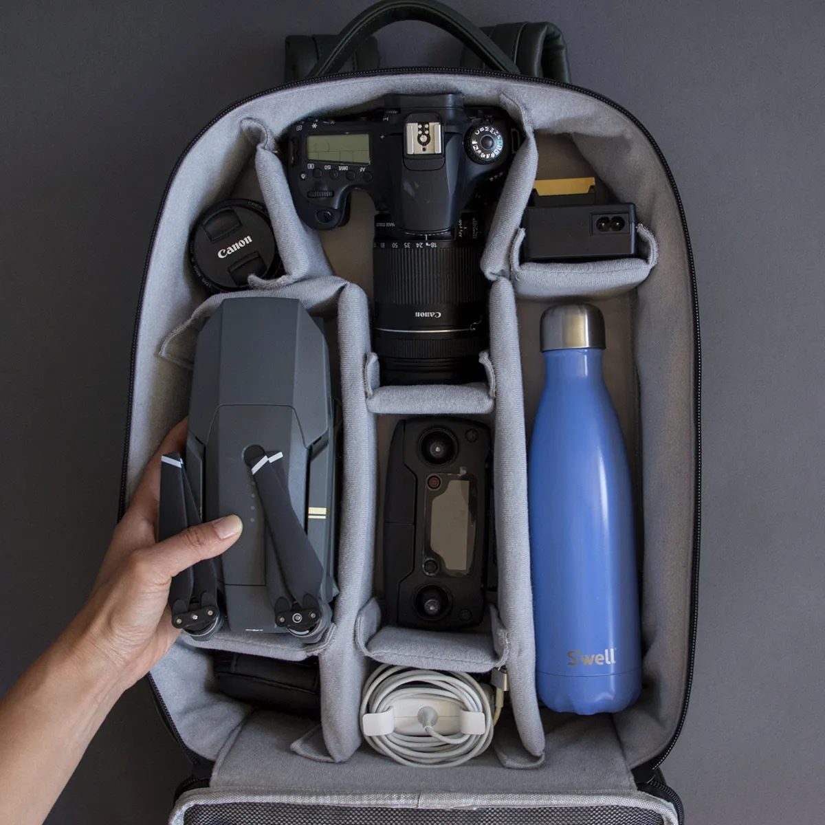 No More Ugly Camera Backpack Pine Green