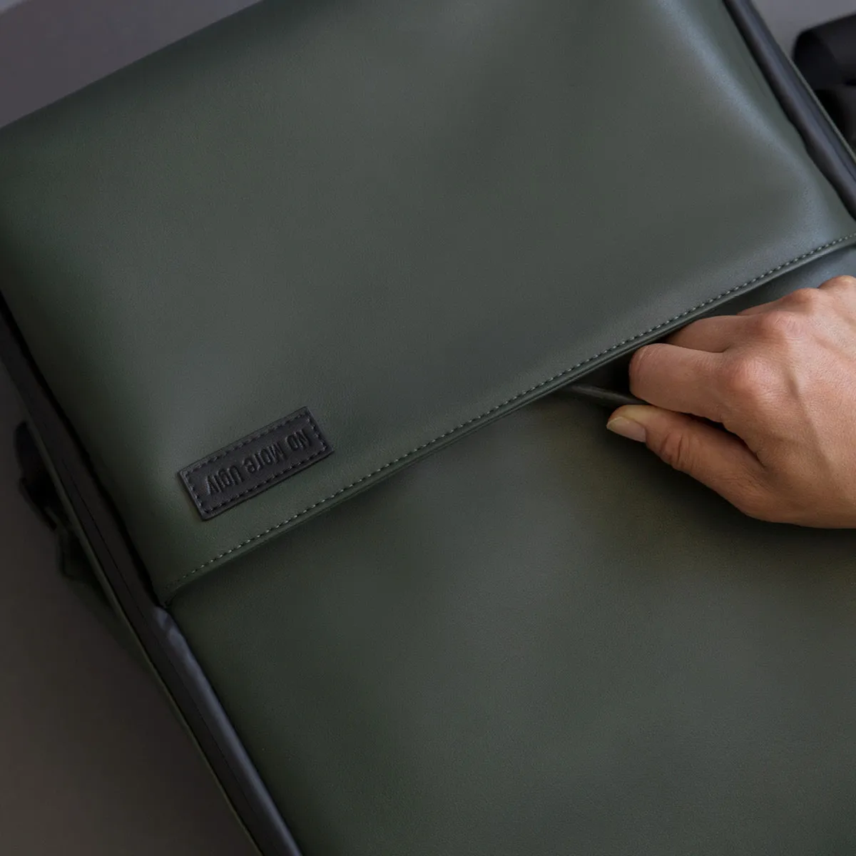 No More Ugly Camera Backpack Pine Green