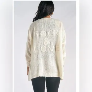 NWT Elan Giselle Rock &amp; Love Cardigan