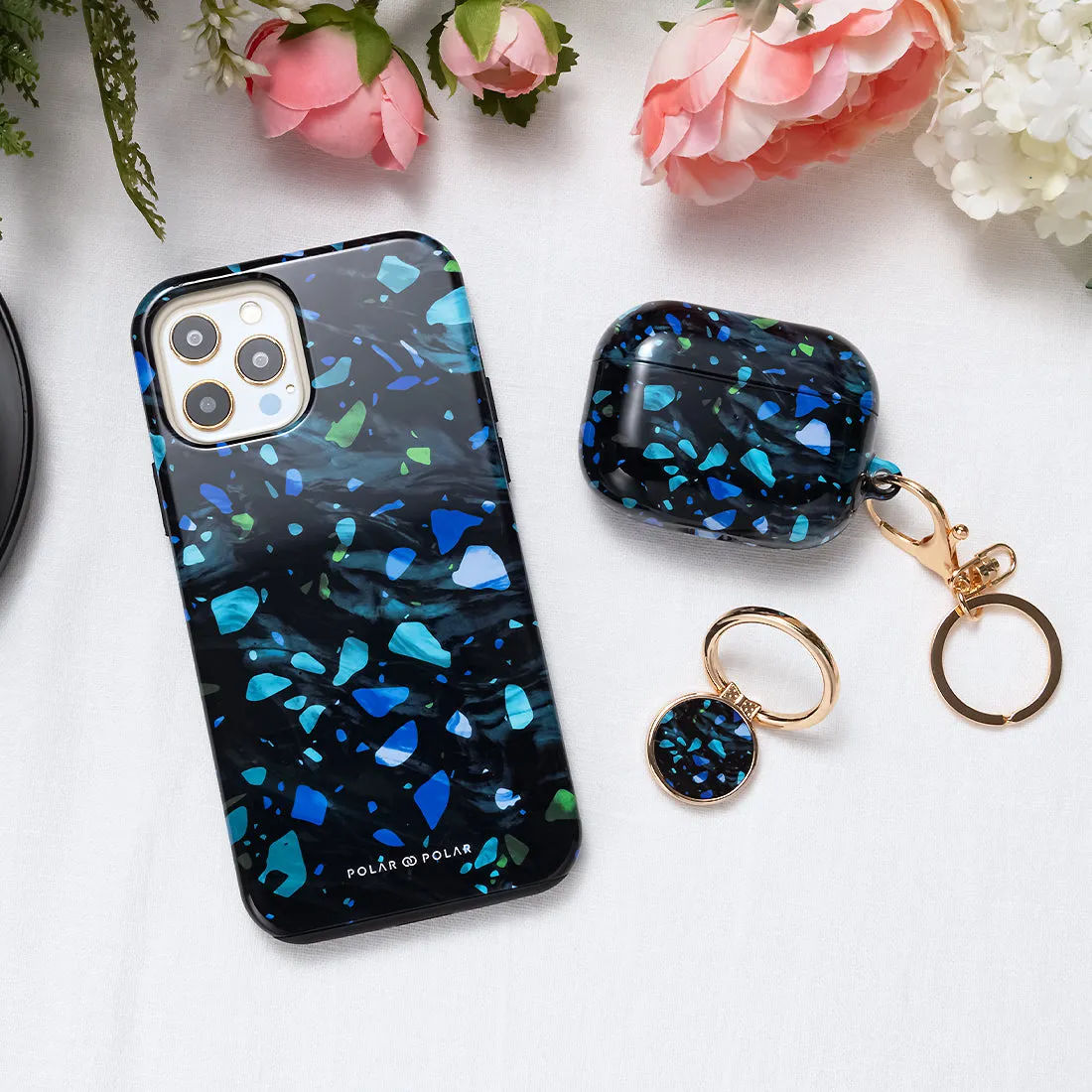 Ocean Terrazzo Gem Custom - iPhone 13 Pro Max Case