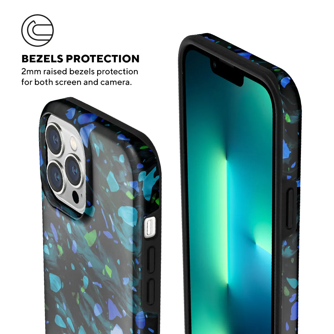 Ocean Terrazzo Gem Custom - iPhone 13 Pro Max Case
