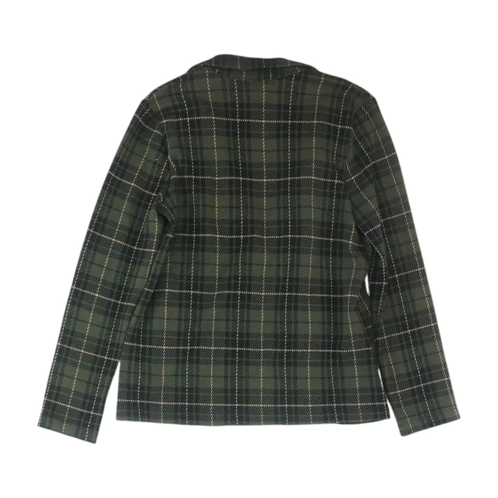 Olive Plaid Blazer