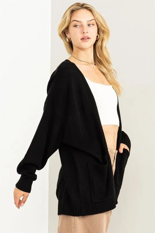 Open Front Cardigan Sweater