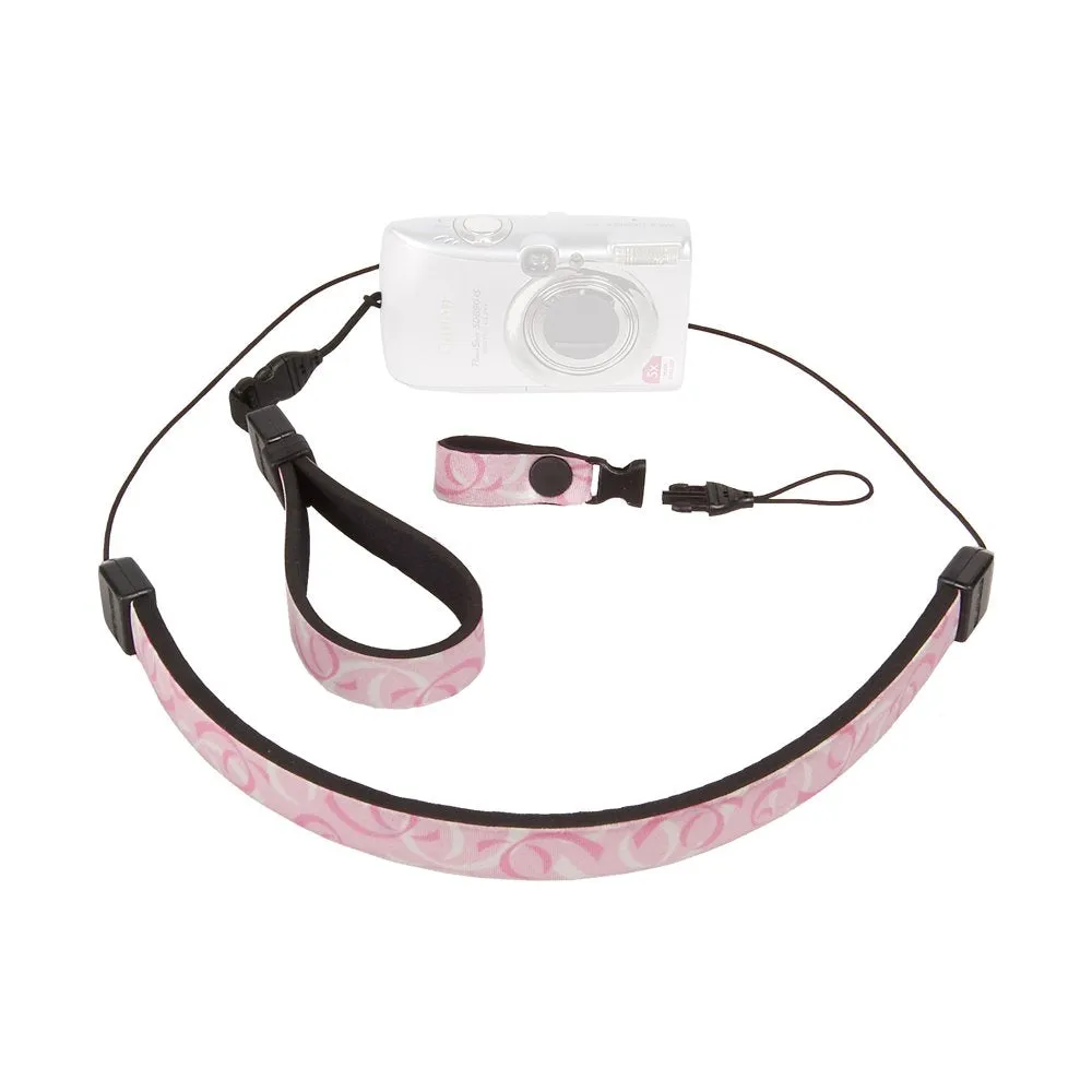 OP/TECH USA Compact Strap Trio- 3 Piece Set for Compact Cameras Includes Neck Strap, Wrist Strap and Finger Strap - Neoprene