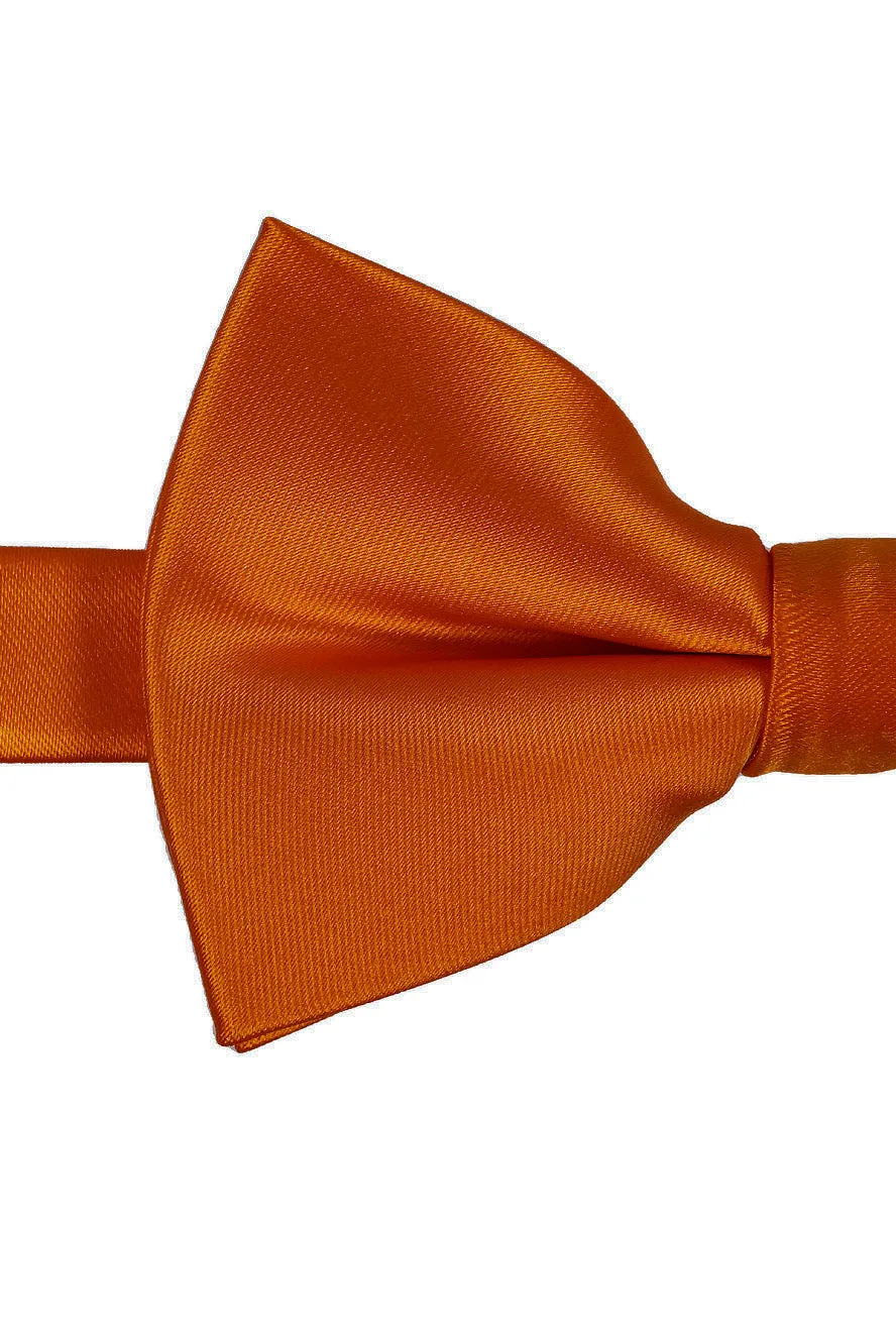 Orange Eternity Bow Tie