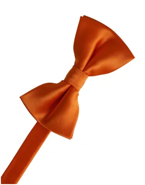 Orange Eternity Bow Tie