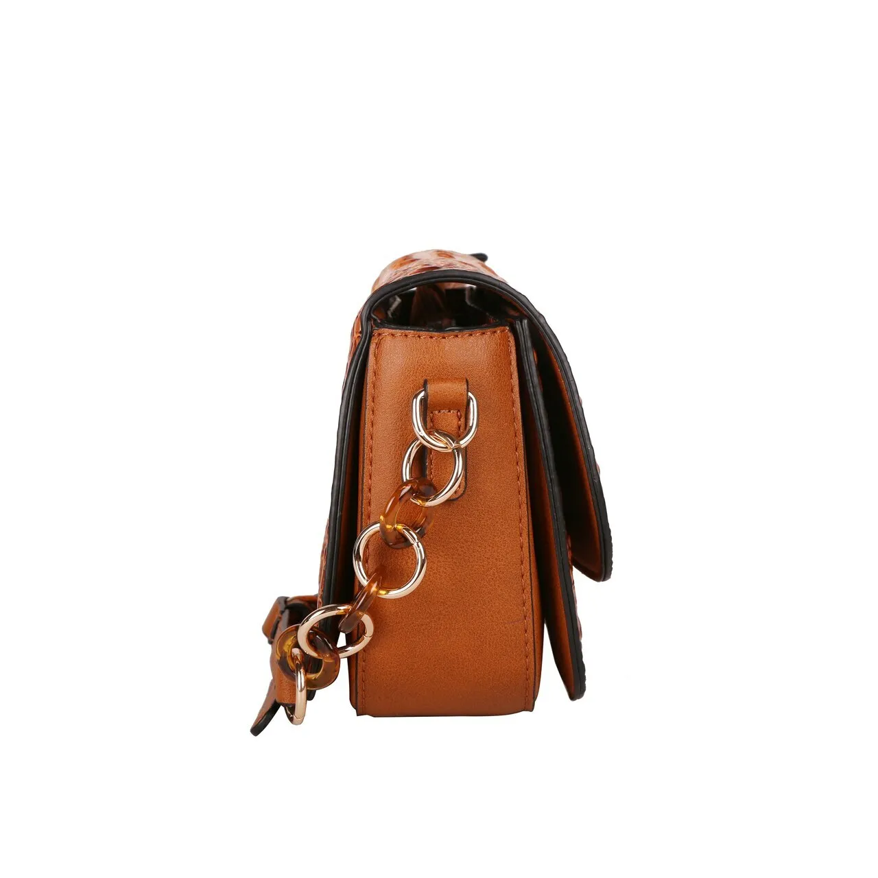 Ostrich Embossed Crossbody & Shoulder Bag In Yellow | ALPHONSINA