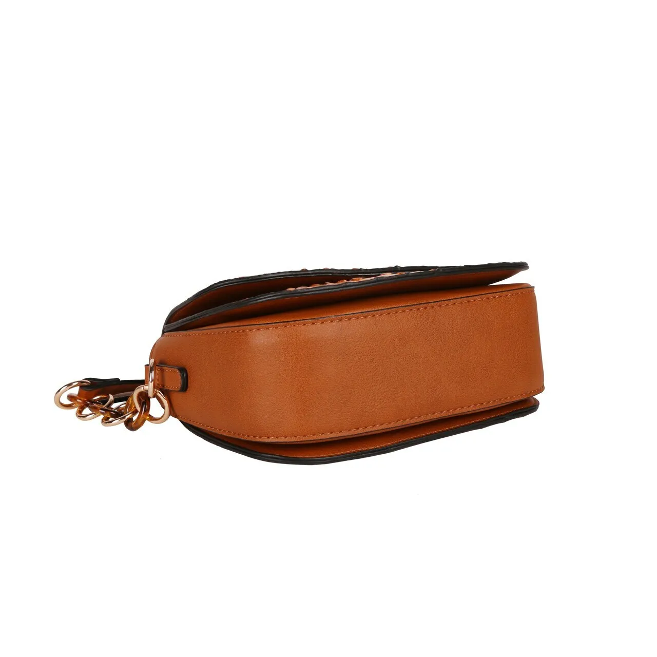 Ostrich Embossed Crossbody & Shoulder Bag In Yellow | ALPHONSINA